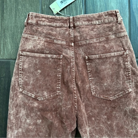 NWT Roolee The Harry Textured Pants in Fire Brick Sz S - Picture 5 of 7